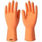 Luva Borracha Sanro Forrada Antiderrapante Plus Laranja P ./ Kit Com 10 Pares Luva Borracha Sanro Forrada Antiderrapante Plus Laranja P ./ Kit Com 10 Pares