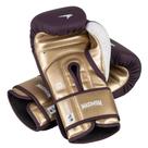 Luva Boxe Muay Thai Profissional Cor PRO Roxo e dourado Maximum Pro Séries Cor:Roxo+DouradoTamanho:14OZGenero:Unissex
