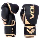 Luva Boxe Training - 10 Oz Preta e Dourada - Vollo Sports