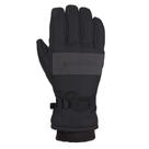 Luva Carhartt WP impermeável isolada para homens preta/cinza