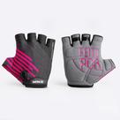 Luva Ciclismo HUPI Eco Dedo Curto Lines Pink Luva Ciclismo HUPI Eco Dedo Curto Lines Pink