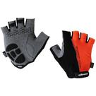 Luva Ciclismo Lycra Preta/Laranja c/ Gel Elleven