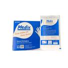 Luva Cirúrgica Medix com Pó, 7.5 - Kit com 12 Pares