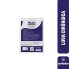 Luva Cirúrgica Medix - Kit com 10 pares Tamanho 6.5