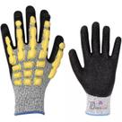 Luva contra impacto resistente a corte c/ banho latex palma impacto cut ca 38654 volk tam. 9