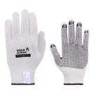 Luva Cotton Tricotada Com Pigmento Antiderrapante Volk - Branco