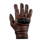 Luva Couro Masculina Texx Liberty Motoqueiro Marrom Proteção