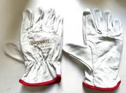 LUVA COURO VAQUETA - PUNHO 7CM - MARCA SCHMITZ - REF LV - TAMANHO M/09 e G/10
