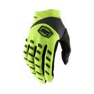 Luva Cross Motocross 100% Airmatic Amarelo Trilha