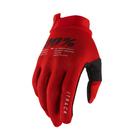 Luva Cross Motocross 100% Itrack Vermelho Cross Trilha Bike