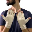 Luva Curta Com Proteção Solar máxima Uv50+ Dermatológica