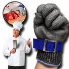 Luva de Aço Anti Corte Nível 5 Inox Profissional para Açougueiro Marcenaria Vidraceiro Alta Proteção Luva de Aço Anti Corte Nível 5 Inox Profissional para Açougueiro Marcenaria Vidraceiro Alta Proteção