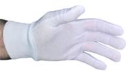 Luva de Algodão Kit 6 Pares GG Branca Antialérgica Buffet Garçom Fantasia Alergia