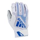 Luva de Batida Adidas Diamond King 3.0 em Couro Branca Pequena