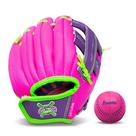 Luva de beisebol Franklin Sports AirTech Youth 8.5 rosa/roxa