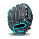 Luva de beisebol Franklin Sports Shok Sorb Graphite Blue 10.5