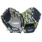 Luva de beisebol Rawlings REMIX T-Ball & Youth 9 Green LH