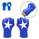 luva de boxe infantil de plastico azul com 2 pecas 27,5X18cm na rede - TOYMASTER