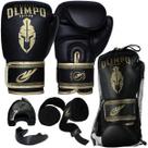 Luva De Boxe Muay Thai Bandagem Bucal Case Kickboxing
