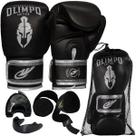 Luva De Boxe Muay Thai Bandagem Bucal Case Kickboxing