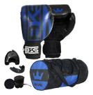 Luva De Boxe Muay Thai Kickboxing bolsa bandagem bucal case Bks