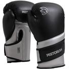 Luva de boxe muay thai kickboxing elite preto/prata - pretorian