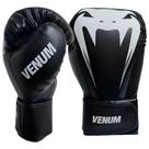 Luva de boxe muay thai kickboxing venum giant logo sticher dark
