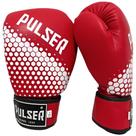 Luva De Boxe Muay Thai Kickboxing Vermelho Hexa Branco - Pulser Fight