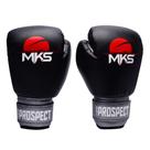 Luva de Boxe Muay Thai MKS Combat New Prospect Black Silver Luva de Boxe Muay Thai MKS Combat New Prospect Black Silver