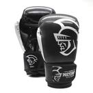 Luva de Boxe/Muay Thai Pretorian Elite Training - Preta/Prata