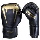 Luva de boxe muay thai venum giant full logo pro black gold Luva de boxe muay thai venum giant full logo pro black gold
