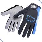 Luva De Ciclismo Dedo Longo, Touch, tiras autocolantes E Gel