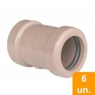 Luva de Correr Plastilit para Tubo Soldável 32mm - Embalagem com 6 Unidades Luva de Correr Plastilit para Tubo Soldável 32mm - Embalagem com 6 Unidades