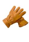 Luva de Couro Bovino Motociclista Old School Vintage - Ferrugem