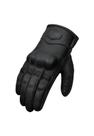 Luva de Couro X11 Route 2 Preta Moto Motociclista Custom Harley