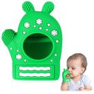 Luva de Dentição Mity Rain Christmas de Silicone - 3 a 12 Meses