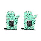 Luva de Forno June Clever Engraçada Kit com 2 Unidades Luva de Forno June Clever Engraçada Kit com 2 Unidades