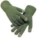 Luva de Frio Par Lã Touch Screen Celular Esquenta Inverno Luvas Moto Verde