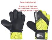 Luva de Goleiro Infantil, Luva para Goleiro Infantil Campo E Society, Par de Luva Infantil, Criança