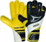 Luva de goleiro titan amarela Luva de goleiro titan amarela
