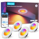 Luva de iluminação embutida Smart Retrofit de 6 polegadas, pacote com 4 RGBWW