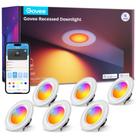 Luva de iluminação embutida Smart Retrofit de 6 polegadas, pacote com 6 RGBWW Luva de iluminação embutida Smart Retrofit de 6 polegadas, pacote com 6 RGBWW