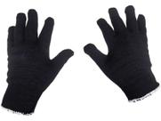 Luva De Lã Inverno Frio Masculino Feminino Preta Adulto