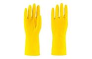 Luva De Latex 600 Amarela - Kit 12 Pares