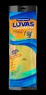 Luva de látex com ranhuras tamanho M - Bompack