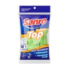 Luva de Látex Emborrachada Multiuso Verde P Sanro