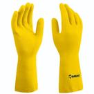 Luva de Latex Forrada Amarela -Kit 12 Pares - Imbat Luva de Latex Forrada Amarela -Kit 12 Pares - Imbat