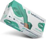 Luva de Latex Hidra Verde Lano E c/100Un Unigloves