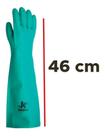 Luva De Latex Nitrilico Verde Kalipso Cano Longo 46 Cm KA-15