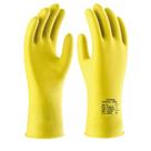 Luva de latex para limpeza amarela - kit revendedor